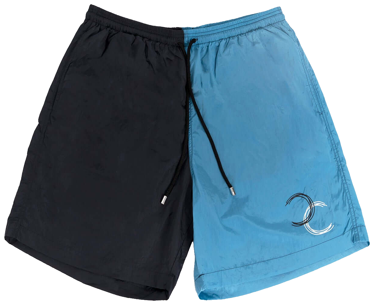 Dual Swim Shorts, Navy / Light Blue