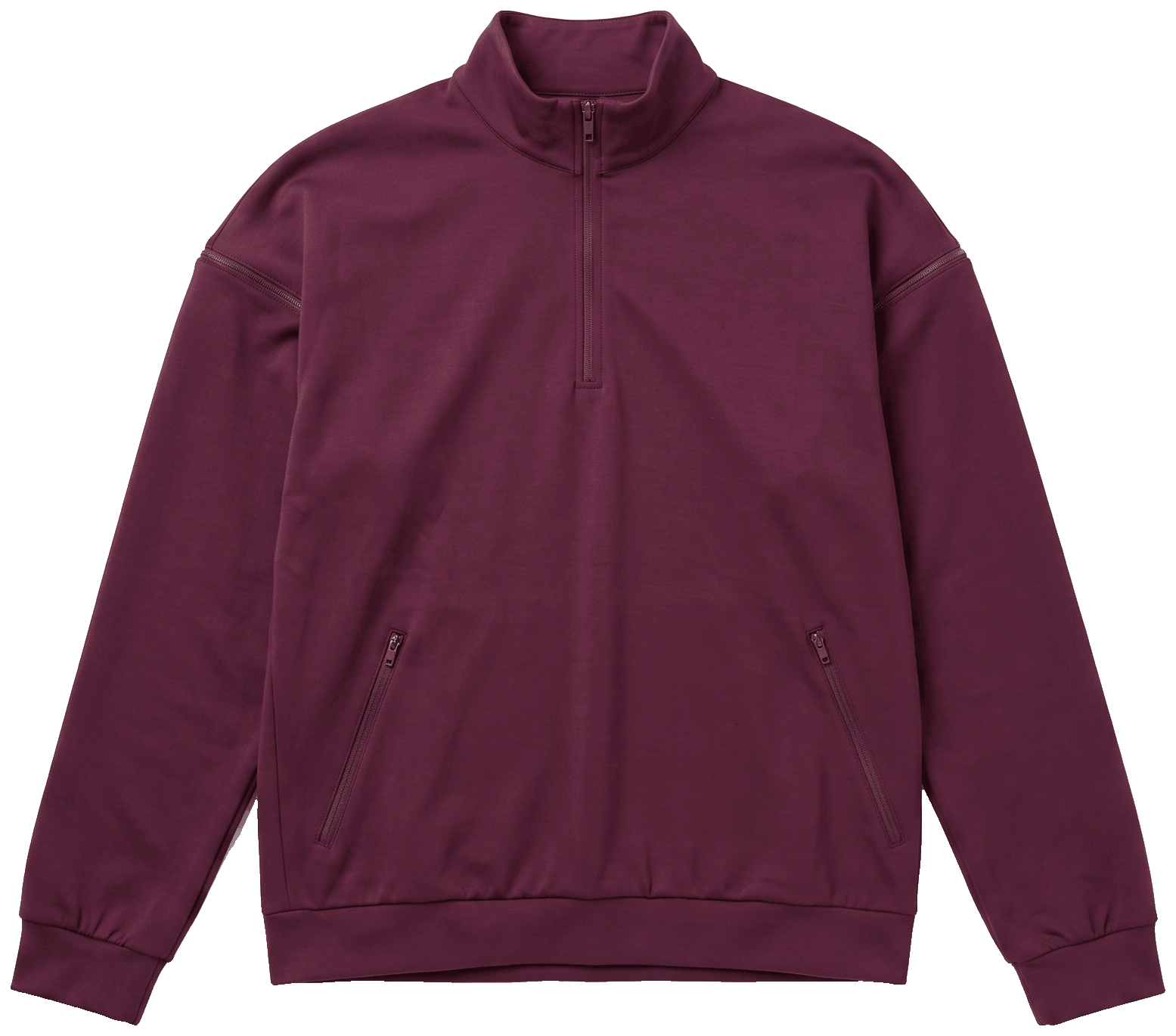 Half Zip Sweater, Bordeaux Sample Piece