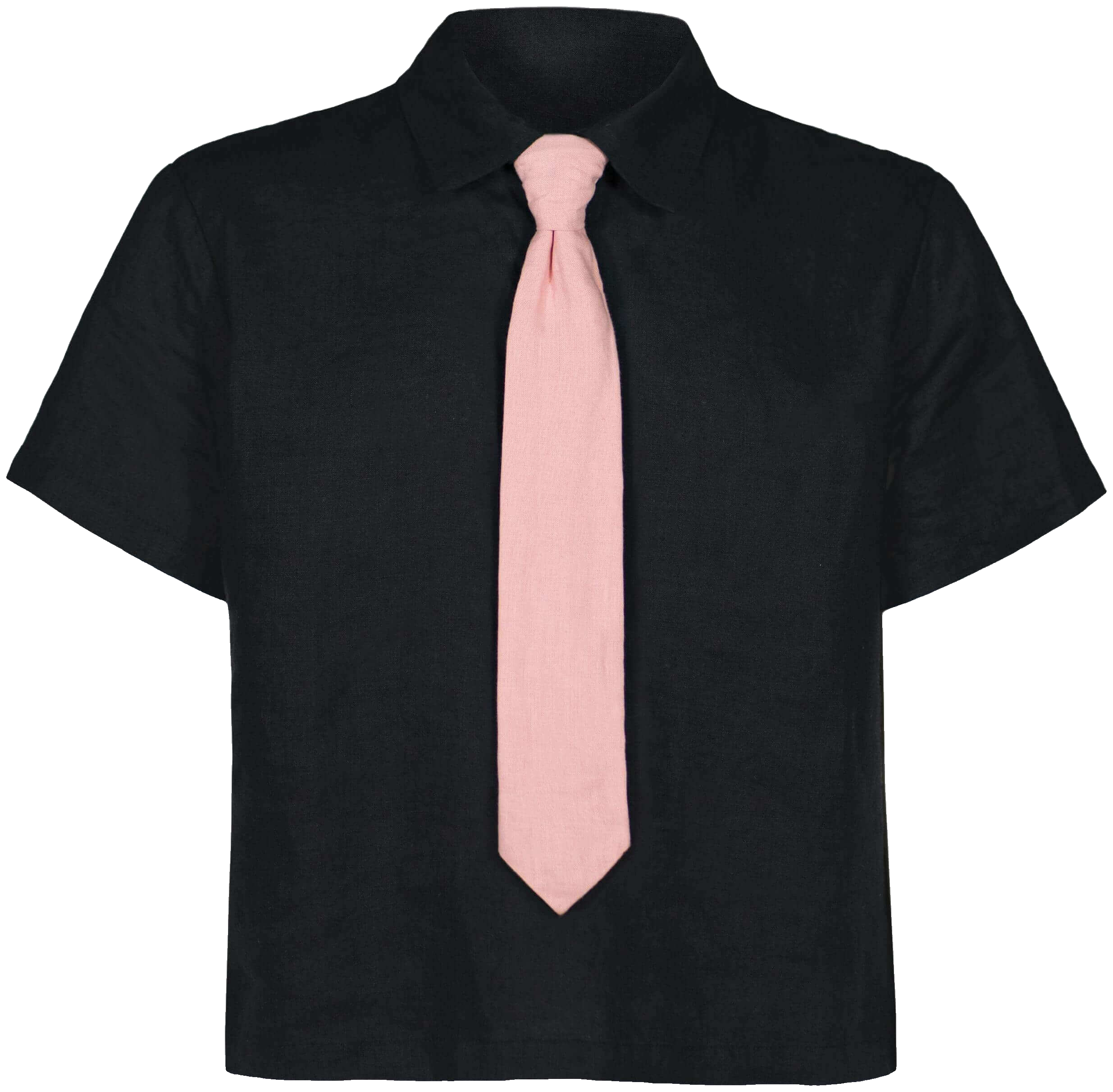 HACOY Linen Tie Shirt