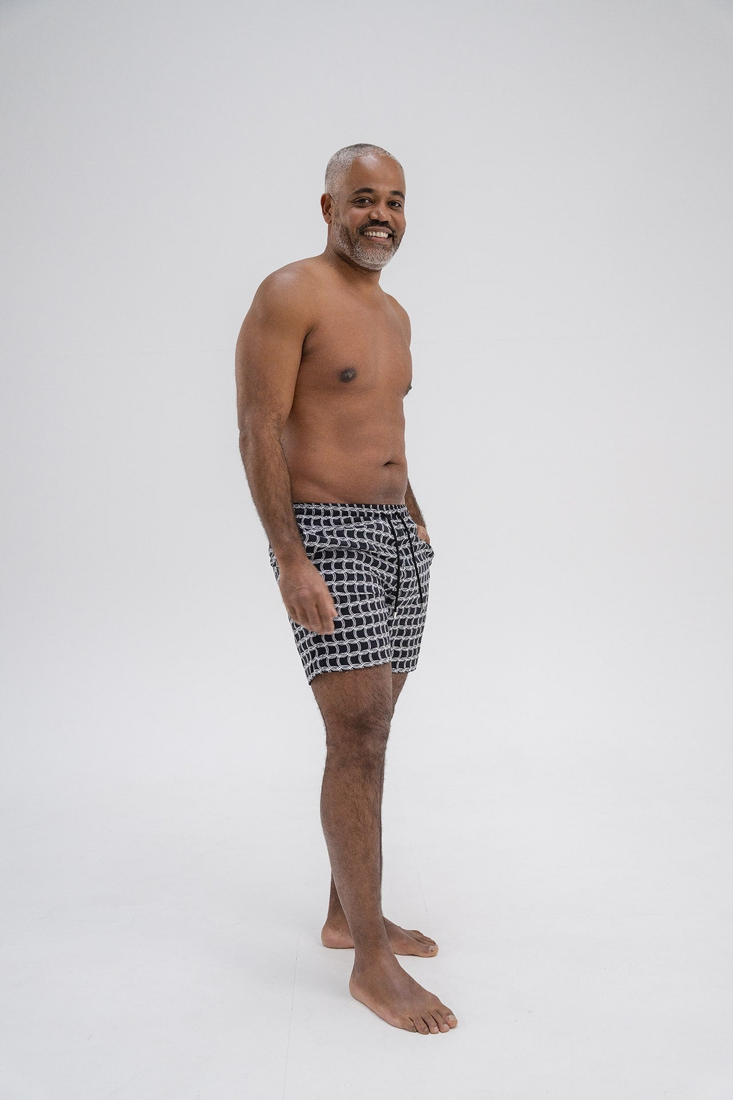 HACOY Monogram Swim Shorts