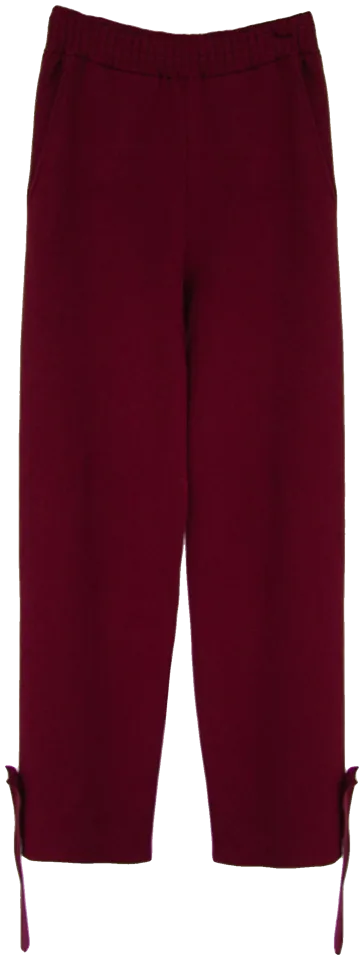 Bordeaux Sweatpants, Tapered Fit