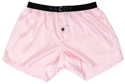 Silk Boxer Shorts, Pink