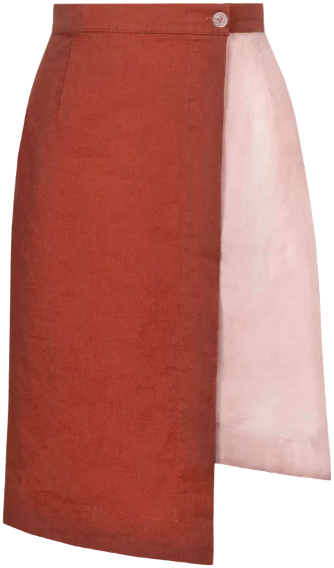 Linen Business Skirt