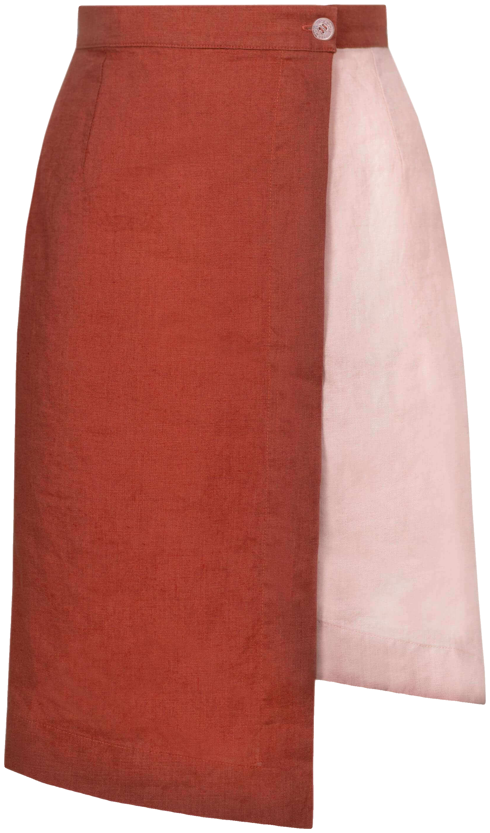 HACOY Linen Business Skirt